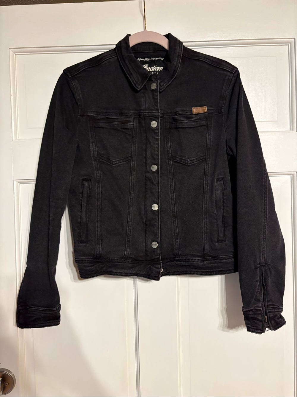 Women’s Indian Motorcycle Denim Jacket - EUC